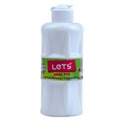 LETS Parmak Boyası 250 ml Beyaz - Lets