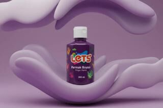 Let`s Parmak Boyası Mor 250 ml - 1
