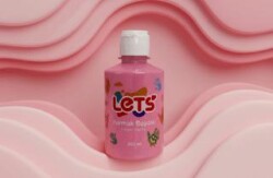Let`s Parmak Boyası Pembe 250 ml - Lets