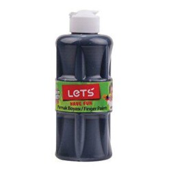 LETS Parmak Boyası 250 ml Siyah - Lets