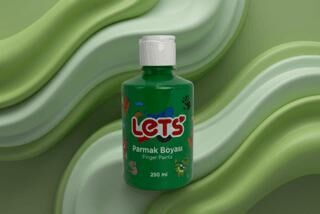 Let`s Parmak Boyası Yeşil 250 ml - 1