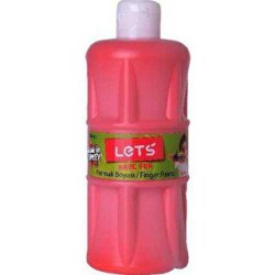 LETS Parmak Boyası 500 ml Kırmızı - Lets