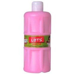 LETS Parmak Boyası 500 ml Pembe - Lets
