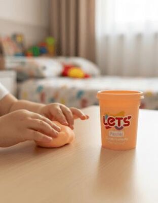 Let`s Pastel Oyun Hamuru Turuncu 110g - 1