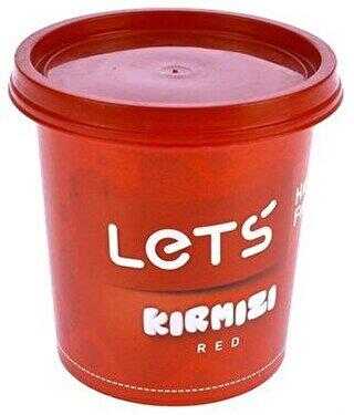 Lets Tek Renk Oyun Hamuru Kırmızı 150 Gr - L8340-2 - Lets