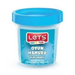 LETS Tek Renk Oyun Hamuru Mavi 110 g - Lets