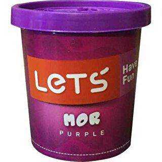 Lets Oyun Hamuru Tek Renk Mor 150 Gr - Lets