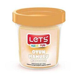 LETS Tek Renk Oyun Hamuru Ten Rengi 110 g - Lets