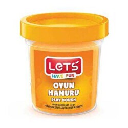 LETS Tek Renk Oyun Hamuru Turuncu 110 g - Lets