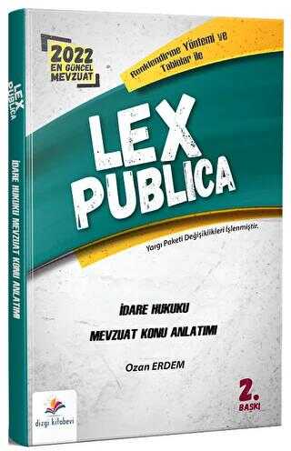 Lex Publica Hakimlik İdare Hukuku Mevzuat Konu Anlatımı