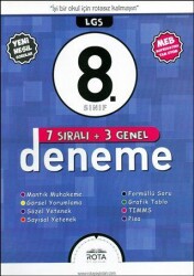 RTY Rota Yayınları - Ara Sınıf 8. Sınıf LGS 7 Sıralı 3 Genel Deneme - RTY Rota Yayınları - Ara Sınıf