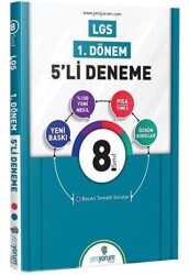 Yeniyorum Yayınları LGS 1.Dönem 5’Li Deneme 8. Sınıf - Yeniyorum Yayınları