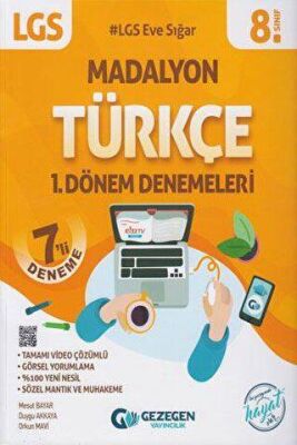 8. Sınıf Madalyon Türkçe LGS 1. Dönem 7`li Denemeleri - 1