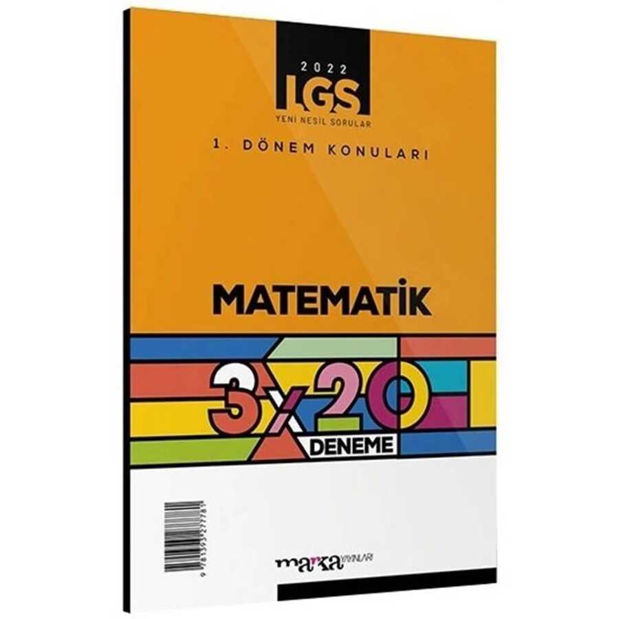 2022 LGS Matematik 1. Dönem Konularına Göre 3x20 Deneme
