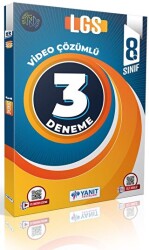 Yanıt LGS 3 Fasikül Deneme Video Çözümlü - Yanıt Yayınları