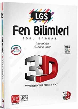 3D Yayınları LGS 3D Fen Bilimleri Soru Bankası Tamamı Video Çözümlü