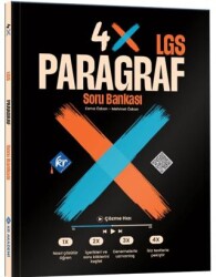 LGS 4X Paragraf Soru Bankası - KR Akademi Yayınları