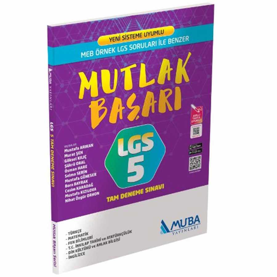 LGS 5 Tam Deneme Sınavı Muba Yayınları - Muba Yayınları