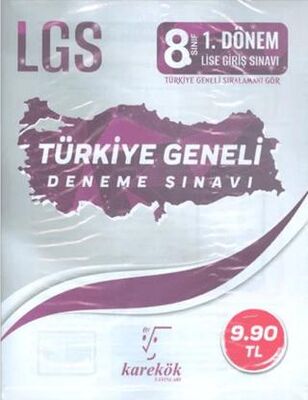 Karekök Yayıncılık LGS 8. Sınıf 1. Dönem Türkiye Geneli Deneme Sınavı