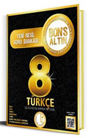 Bons Yayınları Levent İçöz 8. Sınıf Türkçe Bons Altın Soru Bankası