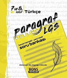 Bons Yayınları LGS 8. Sınıf Bons Paragraf Soru Bankası - Bons Yayınları