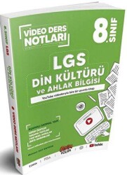 LGS 8. Sınıf Din Kültürü ve Ahlak Bilgisi Video Ders Notları - Benim Hocam Yayınları