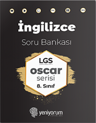 İngilizce Soru Bankası LGS Oscar Serisi 8. Sınıf - Yeniyorum Yayınları