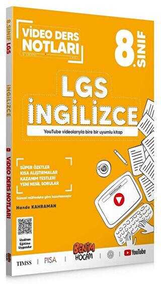 Benim Hocam Yayınları LGS 8. Sınıf İngilizce Video Ders Notları