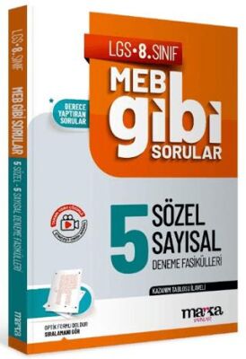 LGS 8. Sınıf MEB Gibi Sorular Fasiküller Halinde 5 Sözel ve Sayısal Deneme - 1