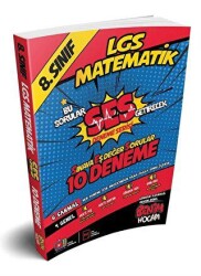 LGS 8. Sınıf SES Getirecek Matematik 10 Deneme - Benim Hocam Yayınları