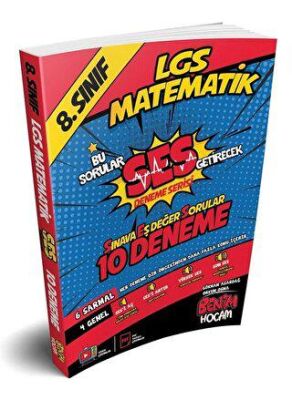 LGS 8. Sınıf SES Getirecek Matematik 10 Deneme - 1