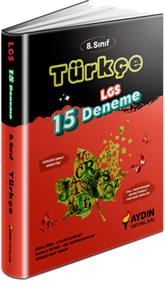 Aydın Yayınları LGS 8. Sınıf Türkçe 15 Deneme - 1