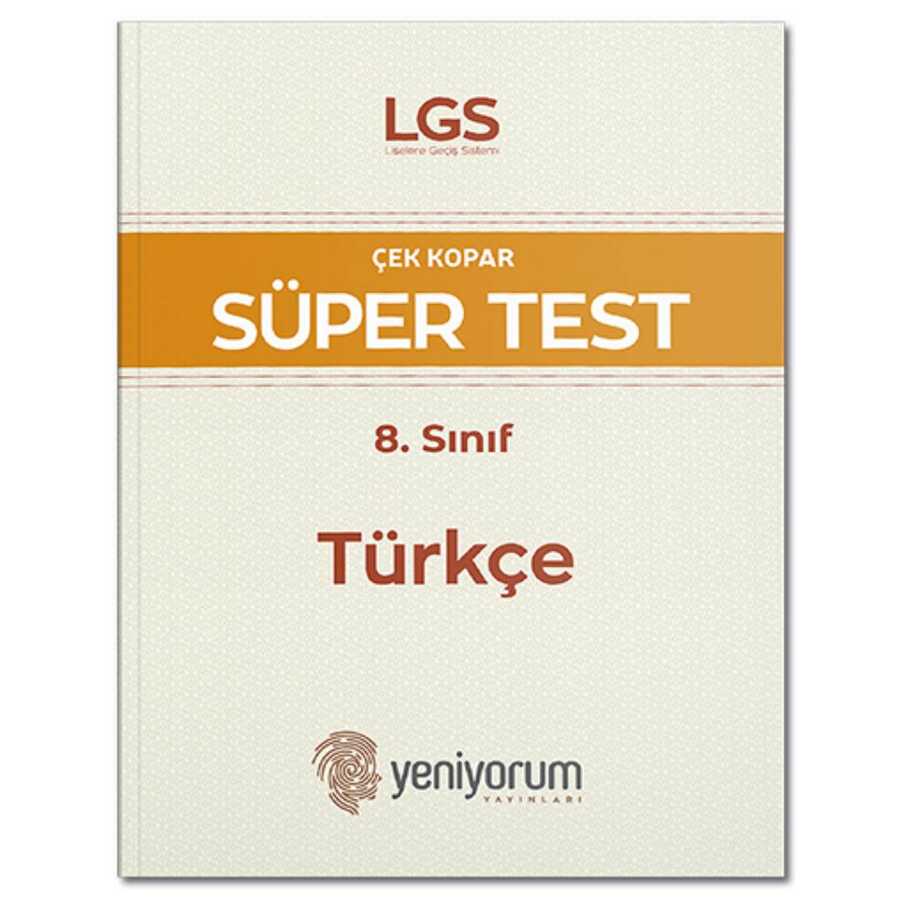 LGS Çek Kopar Süper Test 8. Sınıf Türkçe