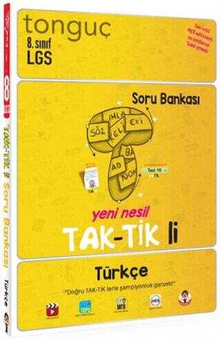 Tonguç Akademi 8. Sınıf Türkçe Tak-tik`li Soru Bankası