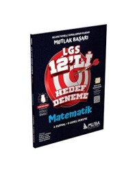 Muba Yayınları LGS 8.Sınıf Matematik 12 Li Hedef Deneme - Muba Yayınları