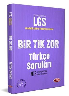 Data Yayınları LGS Bir Tık Zor Türkçe Soruları - 1