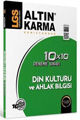 Altınkarma LGS 8. Sınıf  Din Kütürü ve Ahlak Bilgisi  10x10 Branş Deneme - 1