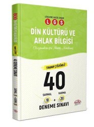 Editör Yayınevi LGS Din Kültürü 40 Branş Denemesi Nasıl Çözülür - Editör Yayınevi