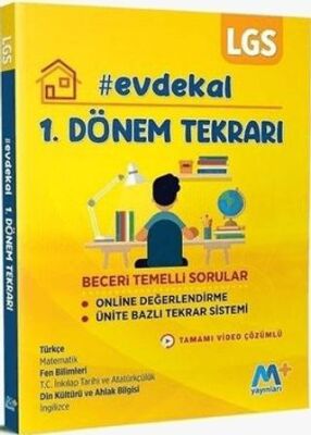 Martı Okul Yayınları LGS Evde Kal 1. Dönem Tekrarı Tamamı Video Çözümlü - 1
