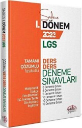 Editör Yayınevi Editör Yayınları 2023 8. Sınıf LGS 1. Dönem Fasiküllü Ders Ders Deneme Sınavları - Editör Yayınevi