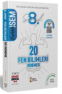 İSEM Yayıncılık 2022 LGS Farklı İsem 8. Sınıf Fen Bilgisi 20 li Sarmal Deneme - 1