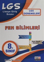 Tekiz Yayıncılık LGS Fen Bilimleri Denemesi 8. Sınıf - Tekiz Yayıncılık