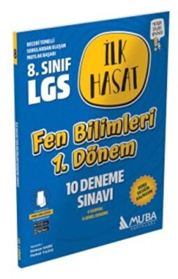 Muba Yayınları LGS Fen Bilimleri İlk Hasat 10 Deneme Sınavı 1.Dönem Muba Yayınları - 1