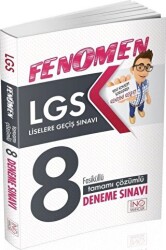 İnovasyon Yayınları LGS Fenomen Tamamı Çözümlü 8 Deneme Sınavı Fasiküllü - İnovasyon Yayınları