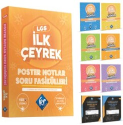 LGS İlk Çeyrek Poster Notlar Soru Fasikülleri - KR Akademi Yayınları