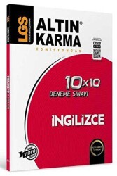 Altınkarma LGS 8. Sınıf  İngilizce  10x10 Branş Deneme - Altın Karma Yayınları - Bayilik