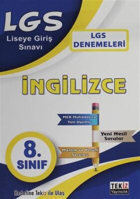Tekiz Yayıncılık LGS İngilizce Denemesi 8. Sınıf - 1