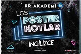 KR Akademi Yayınları LGS İngilizce Poster Notlar
