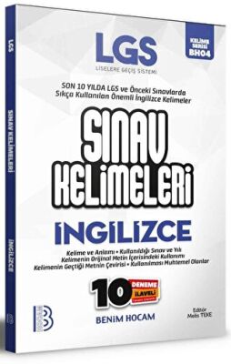 LGS İngilizce Sınav Kelimeleri 10 Deneme İlaveli - 1