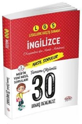 LGS İngilizce Tamamı Çözümlü 30 Branş Denemesi - Editör Yayınevi